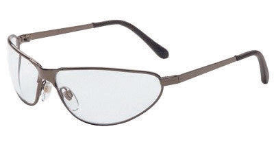Uvex By Honeywell Tomcat¨ Safety Glasses With Gunmetal Frame And Clear Polycarbonate Anti-Scratch Lens