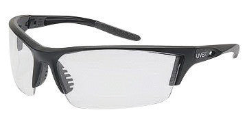Uvex by Honeywell Instinct Protective Safety Glasses With Matte Black Polycarbonate And TPR Frame And Clear Polycarbonate Uvextreme¨ Plus Anti-Fog Lens