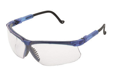 Uvex By Honeywell Genesis¨ Safety Glasses With Vapor Blue Polycarbonate Frame And Clear Polycarbonate Uvextreme¨ Anti-Fog Lens