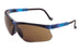 Uvex By Honeywell Genesis¨ Safety Glasses With Vapor Blue Polycarbonate Frame And Espresso Polycarbonate Ultra-dura¨ Anti-Scratch Hard Coat Lens