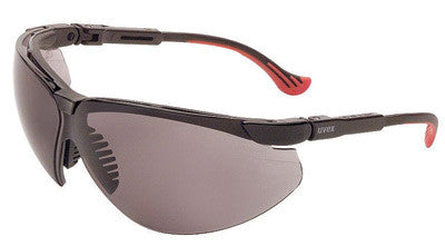 Uvex By Honeywell Genesis XC Safety Glasses With Black Polycarbonate Frame And Gray Polycarbonate Ultra-dura¨ Anti-Scratch Hard Coat Lens