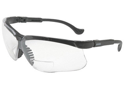 Uvex By Honeywell Genesis¨ Reading Magnifiers 2.0 Diopter Safety Glasses With Black Polycarbonate Frame And Clear Polycarbonate Ultra-dura¨ Anti-Scratch Hard Coat Lens