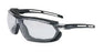 Uvex by Honeywell Tirade Sealed Safety Glasses With Gloss Black Polycarbonate Frame And Clear Polycarbonate Uvextra¨ Anti-Fog Lens