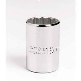 Stanley® 1/2" X 30mm Forged Alloy Steel Proto® Torqueplus™ 12 Point Fully Polished Socket