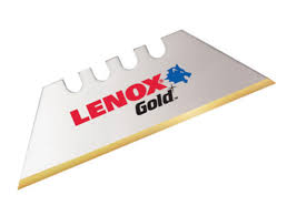 Lenox® 2 1/2" White High Speed Steel Gold® Bi-Metal Utility Knife Blade (100 Per Pack)