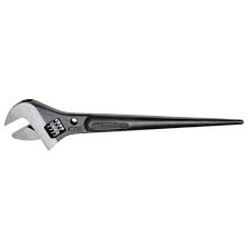 Klein Tools 1 5/16" Alloy Steel Adjustable Spud Wrench With Continuous Taper Handle