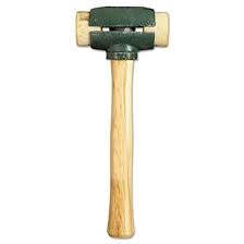 Garland Manufacturing 2 3/4 lb 1 3/4" Rawhide Split Head Hammer With Wood Handle