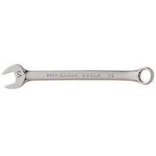 Klein Tools 3/8" Nickel Chrome Plated Alloy Steel 12 Point Combination Wrench