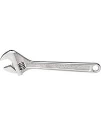Stanley® 1 1/8" Satin Chrome Plated Alloy Steel Proto® Adjustable Wrench With I-Beam Handle