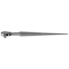 Klein Tools 1/2" Black Forged Alloy Steel Ratcheting Construction Wrench