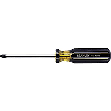 Stanley® NO 1 X 3" X 6 3/4" Black Oxide 100 Plus® Phillips® Screwdriver With 100% Acetate Handle