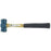 Klein Tools 36 Ounce 14" Forged Steel Lineman's Double Face Hammer With Black/Yellow Fiberglass Handle