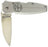 Klein Tools 3 1/2" AUS 8 Stainless Steel Lightweight Lockback Pocket Knife With Blade, 2 1/4" Drop Point Blade And Aluminum Handle