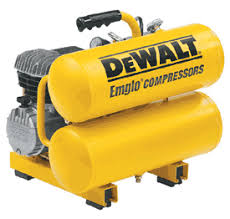 DEWALT® 1.1 HP 3.2 CFM 120 V 60 Hz 14 A 3400 RPM 100 PSI Hand Carry Twin Tank Air Compressor With 4 Gallon Tank