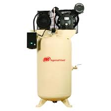 Ingersoll Rand Model 2475N7.5-V 7.5 HP 24 CFM 230 V 1 PH 60 Hz 175 PSIG Type 30 Stationary Two-Stage Reciprocating Air Compressor With 80 Gallon Vertical Tank, 3/4" NPT Outlet Connection And Bare Pump
