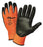 West Chester Large Zone Defenseª Cut And Abrasion Resistant Orange HPPE Black Nitrile Foam Palm Coated Work Gloves With Elastic Knit Wrist