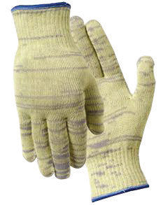 Wells Lamont Small Gray And Yellow Whizard¨ Metalguard¨ Seamless Knit 10 gauge Medium Weight Fiber And Stainless Steel Ambidextrous Cut Resistant Gloves With Knit Wrist
