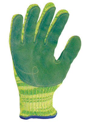 Wells Lamont X-Large Green And Yellow Whizard¨ Metalguard¨ Gunn Cut 7 ga Heavy Weight Fiber And Stainless Steel Ambidextrous Cut Resistant Gloves With Knitwrist, Dyneema¨ Lined And Additional Reinforcement Thumb Crotch