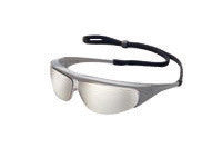 North¨ by Honeywell Millennia Safety Glasses With Silver Nylon Frame, SCT-Reflect 50 Indoor/Outdoor Polycarbonate Ultra-dura¨ Anti-Scratch Lens And Breakaway Neck Cord