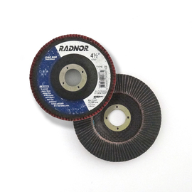 Radnor® by Norton® 4 1/2" X 7/8" 80 Grit Type 29 Flap Disc