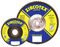 FlexOvit® ZIRCOTEX® 4-1/2" X 7/8" 80 Grit Type 27 Flap Disc