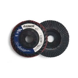 Radnor® by Norton® 4 1/2" X 7/8" 40 Grit Type 27 Flap Disc