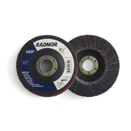 Radnor® by Norton® 4 1/2" X 7/8" 60 Grit Type 27 Flap Disc