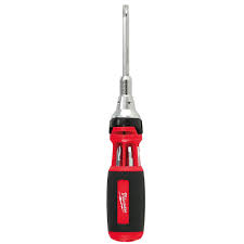 Milwaukee® 6" Red/Black Metal, Plastic And Rubber Multi-Bit Driver
