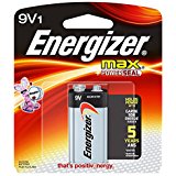 Energizer¨ Eveready¨ MAX¨ 9 Volt Alkaline Battery With Miniature Snap Terminal