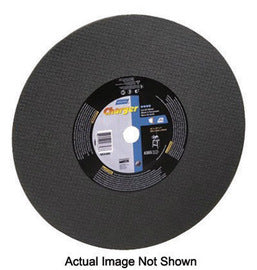 Norton® 10" X 1/16" X 5/8" 46 Grit Coarse 57A244-TB25N Aluminum Oxide Flat Type 1 Straight Cut Off Wheel For Use With Chop Saw (Qty 1)