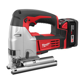 Milwaukee® M18™ 18 V Lithium Ion Redlithium™ XC 2700 SPM Cordless Jig Saw Kit (Includes M18™ And M12™ Multi-Voltage Charger, (2) M18™ Redlithium™ XC Extended Capacity Battery, M18™ Cordless Lithium-Ion Jig Saw And Carrying Case)