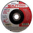 United Abrasives 4 1/2" X 1/4" X 7/8" A24T 24 Grit Aluminum Oxide Type 27 Grinding Wheel (Qty 1)