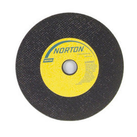 Norton® 7" X 1/16" X 7/8" Ceramic And Zirconia Alumina NorZon Plus® Right Cut™ Type 01/41 Straight Cut Off Wheel For Use With Angle Grinder On Steel, Metal And Stainless Steel (Quantity 25)