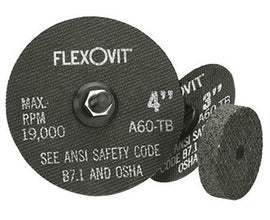 FlexOVit™ 2 1/2" X .0350" X 3/8" A60T Aluminum Oxide HIGH PERFORMANCE™ Reinforced Type 1 Cut Off Wheel For Use With Die and Straight Grinder On Metal, Stainless Steel And Other Alloys (Quantity 100)