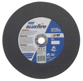 Norton® 4" X 1/16" X 3/8" 46 Grit Medium CO4116BF Aluminum Oxide Zirconia Alumina BlueFire™ Type 1 Straight Cut Off Wheel For Use With Die Grinder On Metal And Stainless Steel (Qty 1)