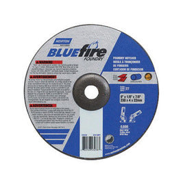 Norton® 6" X .0450" X 7/8" 24 Grit Medium RC6BF27 Aluminum Oxide Zirconia Alumina BlueFire™ Type 27 Depressed Center Cut Off Wheel For Use With Right Angle Grinder On Metal And Stainless Steel (Quantity 25)
