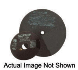 Norton® 8" X .0600" X 1/2" 60 Grit 57A60-M8B Aluminum Oxide Resin Bonded Flat Type 1 Straight Cut Off Wheel For Use With Fixed-Based Cut-Off Machine On Tool Steel (Qty 1)