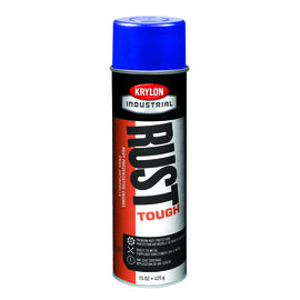 Krylon Industrial 20 Ounce Aerosol Can Gloss Safety Blue (OSHA) Rust Tough® 250 Acrylic Alkyd Enamel