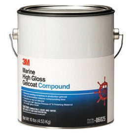 3M™ 1 Gallon Container White Solvent Liquid Marine High Gloss Gelcoat Compound