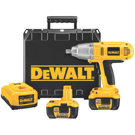 DEWALT® 18 V 2.4 Ah Lithium-Ion 1650 RPM Cordless Impact Wrench Kit With 1/2" Chuck (Includes 1 Hour Charger