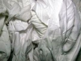 Y-Pers 50 Pound Box White Cotton T-Shirt Rags