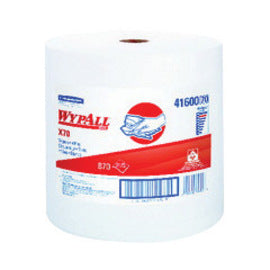 Kimberly-Clark Professional* WYPALL* X70 WORKHORSE® 12.500" X 13.400" White HYDROKNIT* Wiper (870 Per Jumbo Roll)