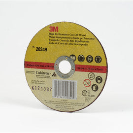 3M™ 6" X .045" X .875" 36 Grit Ceramic Type 1 Cut Off Wheel (Quantity 100)