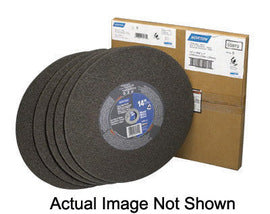 Norton® 12" X 7/64" X 1" C012764G Aluminum Oxide GEMINI® Flat And Reinforced Type 1 Straight Cut Off Wheel For Use With Chop Saw On Steel, Stainless Steel And Masonry (Quantity 10)