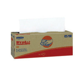 Kimberly-Clark Professional* WYPALL* L40 16.400" X 9.800" 1-Ply White Double Reinforced Crepe General Purpose Wiper (100 Per Pop-Up® Box, 9 Box Per Case)