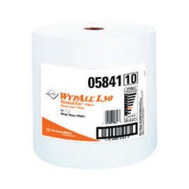 Kimberly-Clark Professional* WYPALL* L30 12.400" X 13.300" White Double Reinforced Crepe General Purpose Wiper (950 Per Jumbo Roll, 1 Roll Per Case)