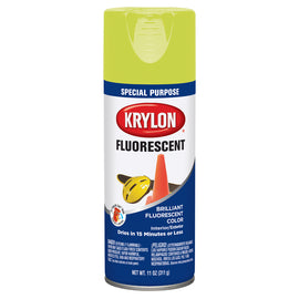 Krylon® Products Group 16 Ounce Aerosol Can Fluorescent Lemon Yellow Indoor/Outdoor Paint
