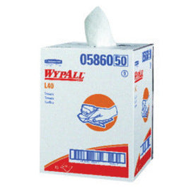 Kimberly-Clark Professional* WYPALL* DRY-UP* 19 1/2" X 42" White Double Reinforced Crepe Towel (200 Per Roll, 1 Roll Per Box)
