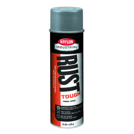 Krylon Industrial 20 Ounce Aerosol Can Gloss Gray Primer Rust Touch® Acrylic Alkyd Enamel