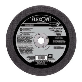 FlexOVit™ 7" X 1/16" X 7/8" A46RB50 Aluminum Oxide Razorblade® Reinforced And Fast Cut Type 1 Cut Off Wheel For Use With Angle Grinder On Metal And Stainless Steel (Quantity 25)